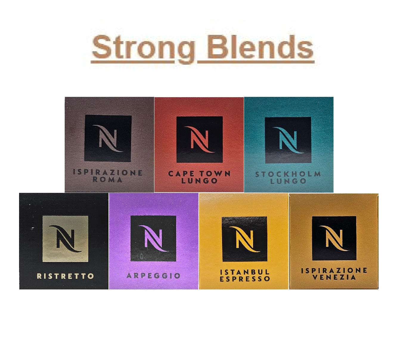 Nespresso Original Line Coffee Capsules (Aluminium Pods) – Choose Blend