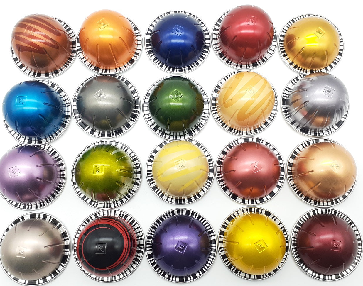 Nespresso Vertuo Line Coffee Capsules Starter Variety Pack – 20 Mixed Pods