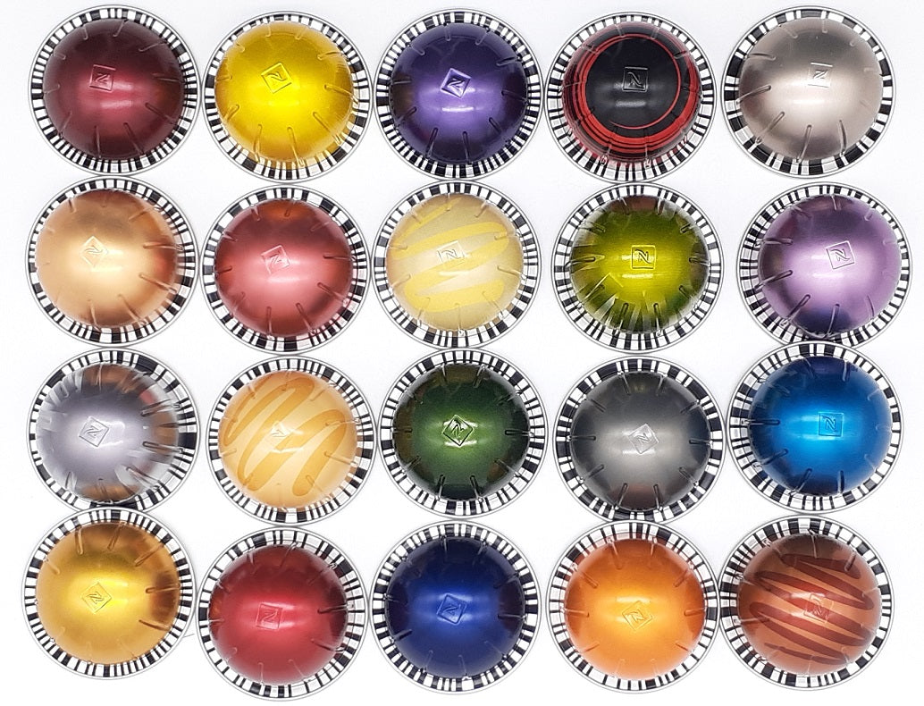 Nespresso Vertuo Coffee Capsules – Mixed Flavours Loose Pods (20–50)