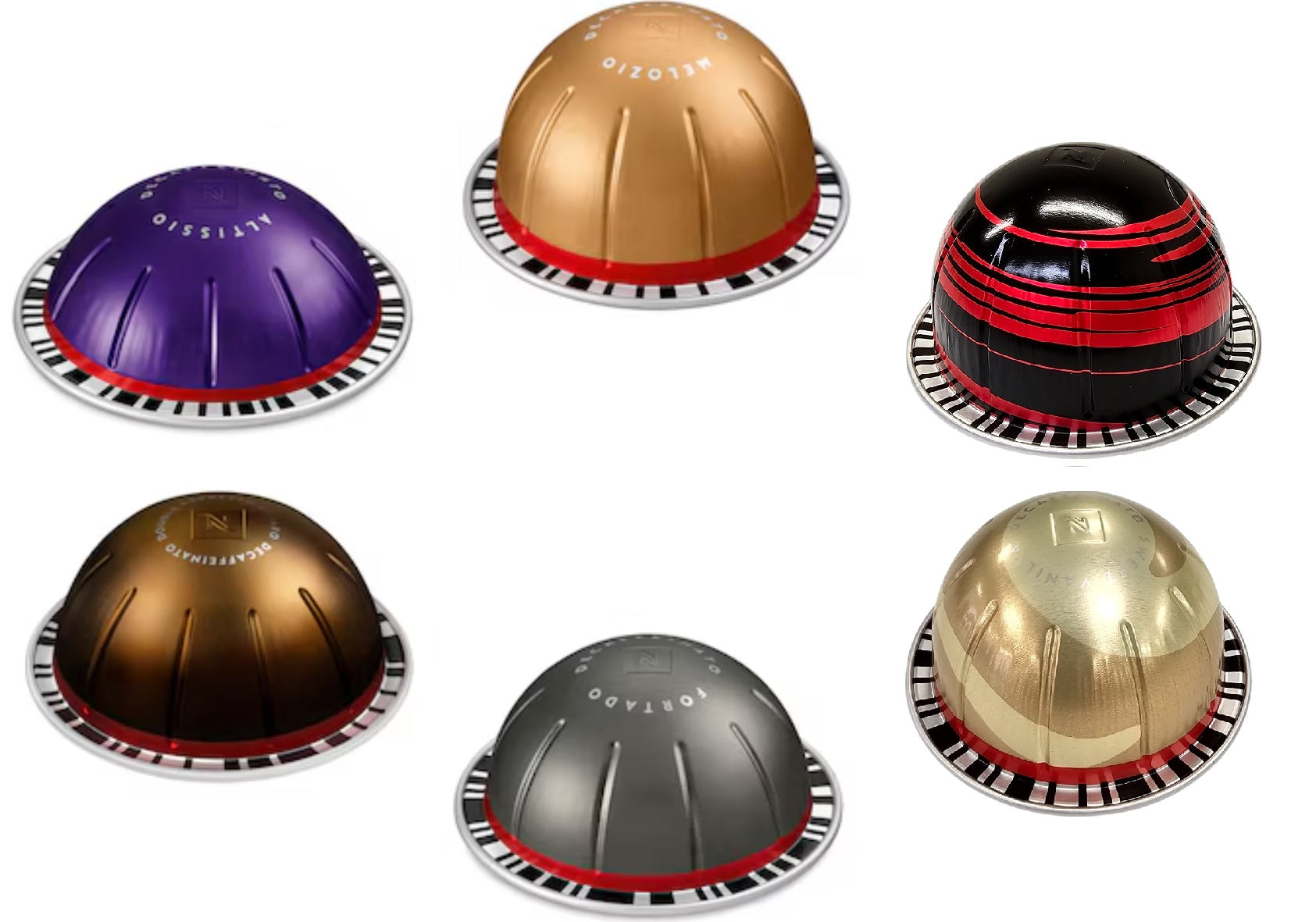 Nespresso Vertuo Decaffeinated Coffee Capsules – 1 Sleeve (10 Pods) | Choose Flavour