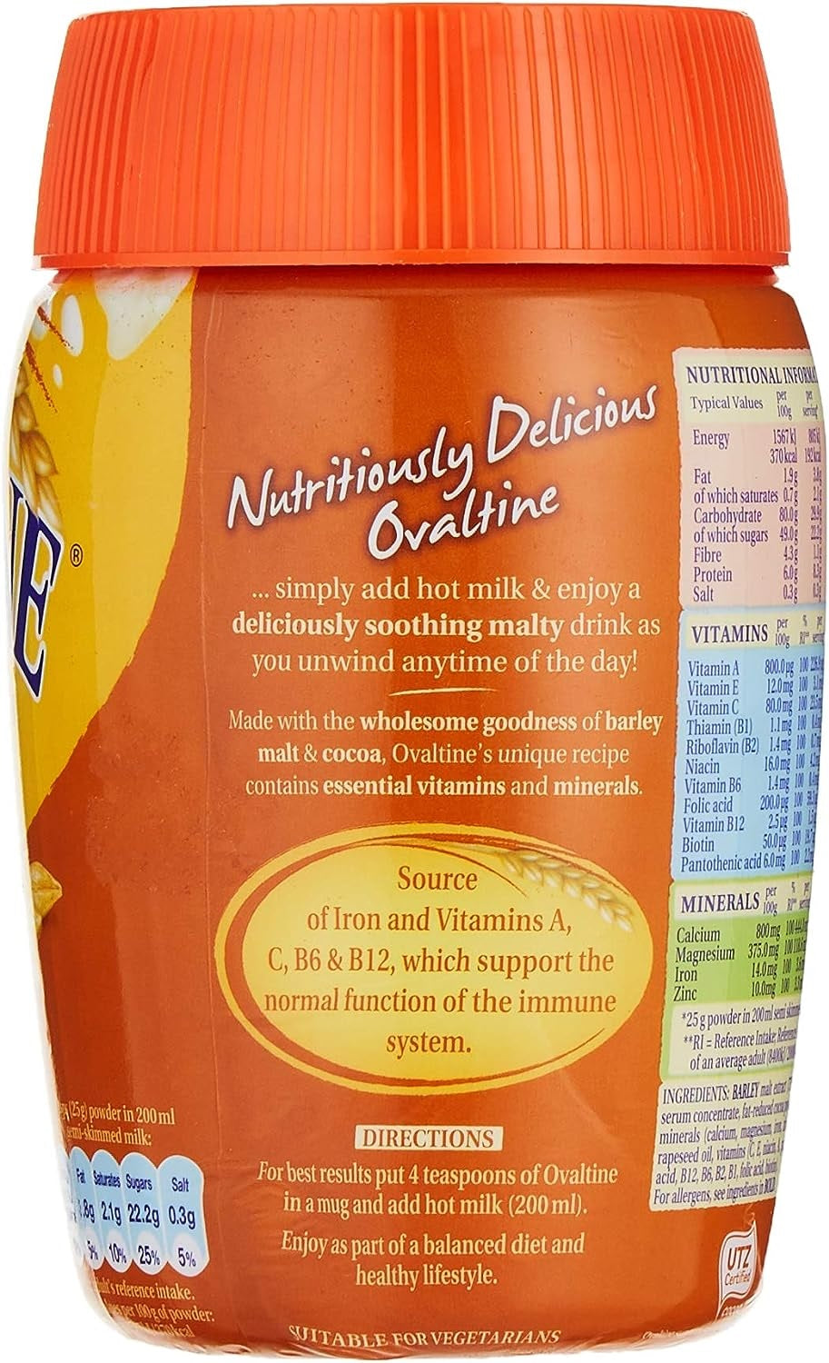 Ovaltine Original Add Milk Malted Drink with Cocoa – 300g / 800g
