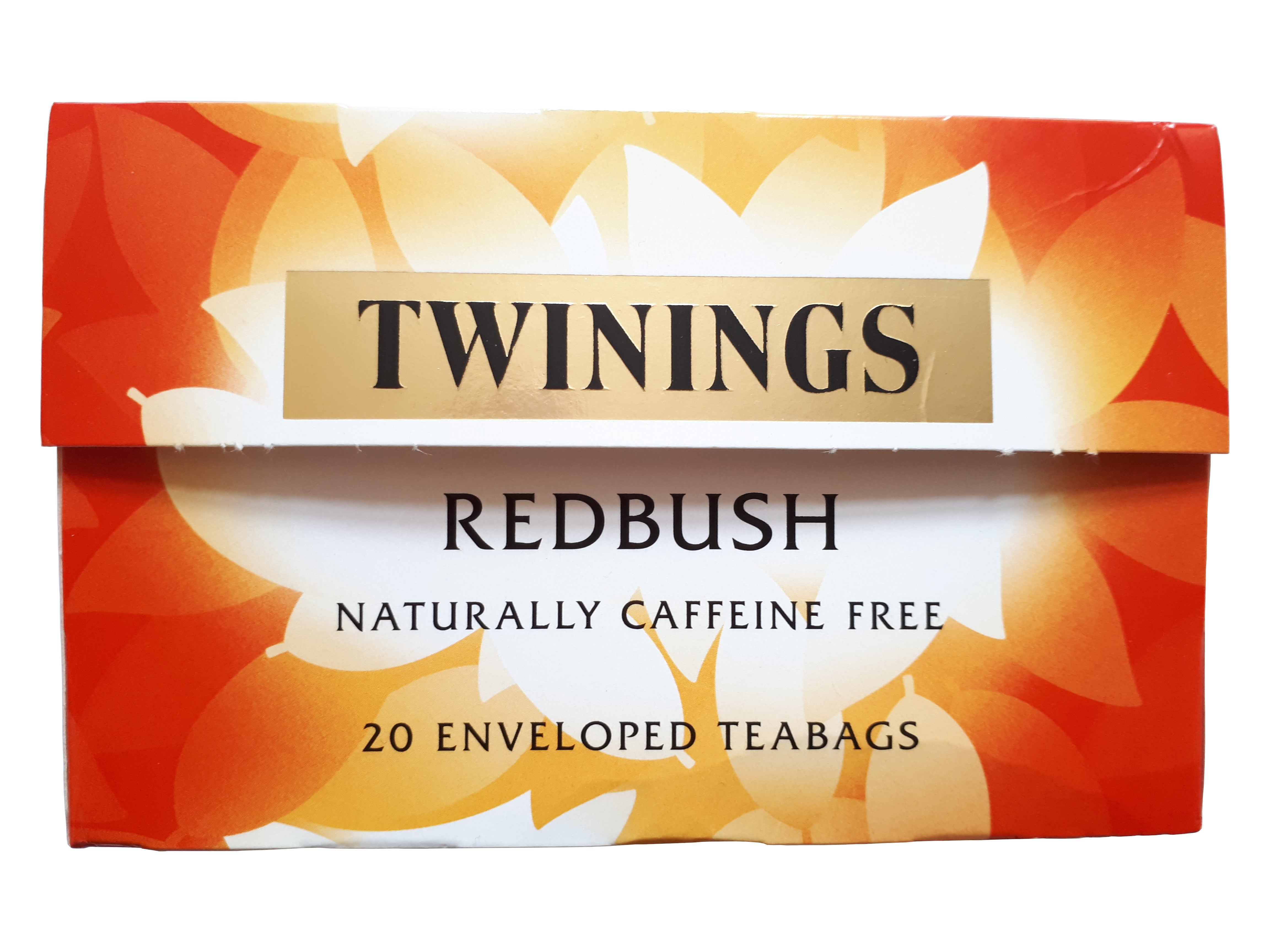 Twinings Pure Redbush Tea Bags Individually Enveloped Tagged Herbal Sachets Cup