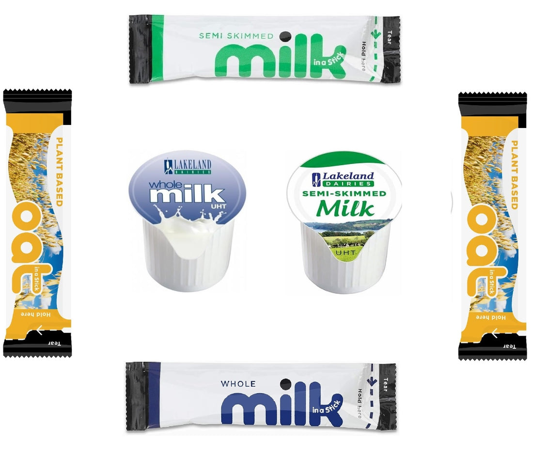 60 UHT Milk & Oat Drink Hospitality Set – Single Serve Portions