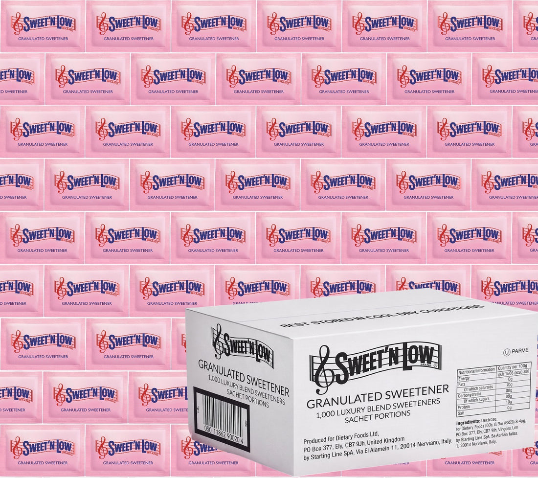 Sweet’ n Low Granulated Sweetener Sachets (Low Calorie, Individually Wrapped)