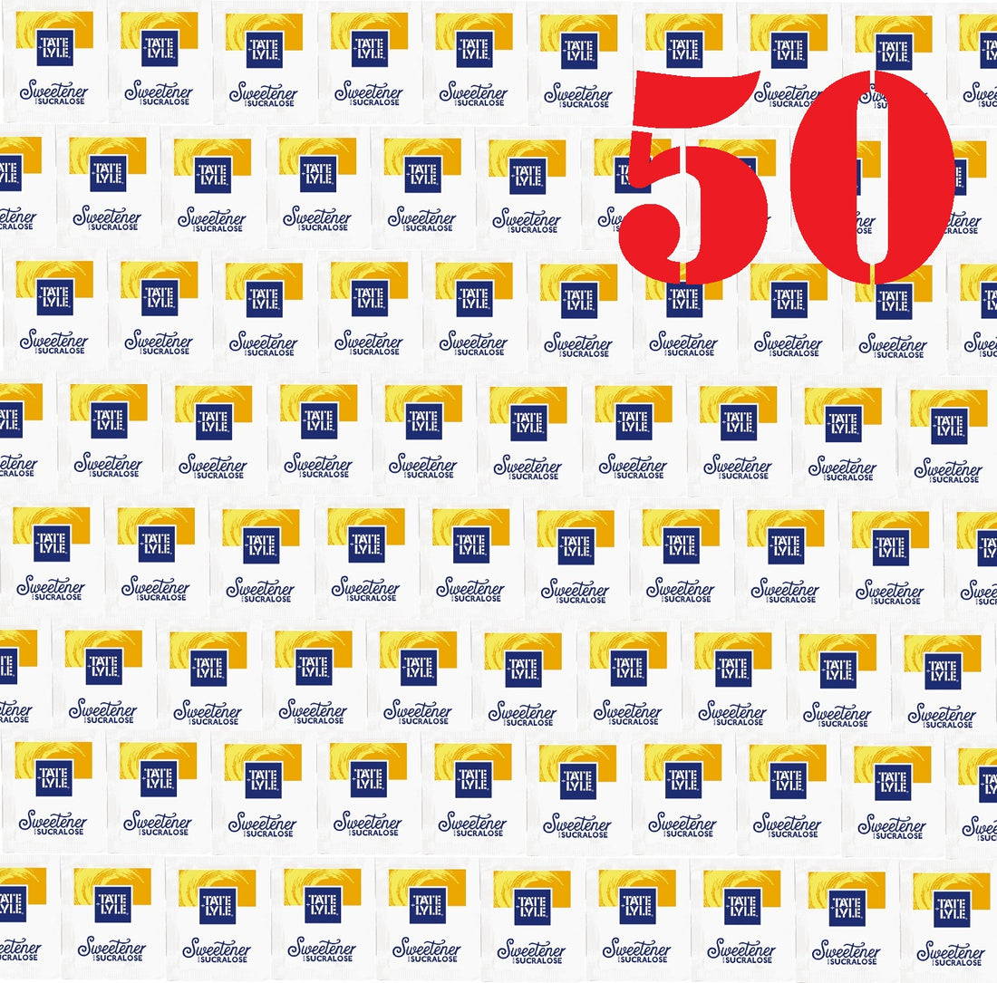 Tate & Lyle Sweetener Sachets (Sucralose) – Low Calorie Vegan Sugar Substitute