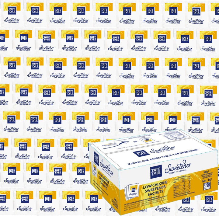 Tate & Lyle Sweetener Sachets (Sucralose) – Low Calorie Vegan Sugar Substitute