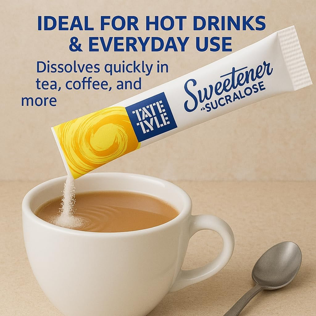 Tate & Lyle Sweetener Sticks (Sucralose) – Low Calorie Vegan Sugar Substitute