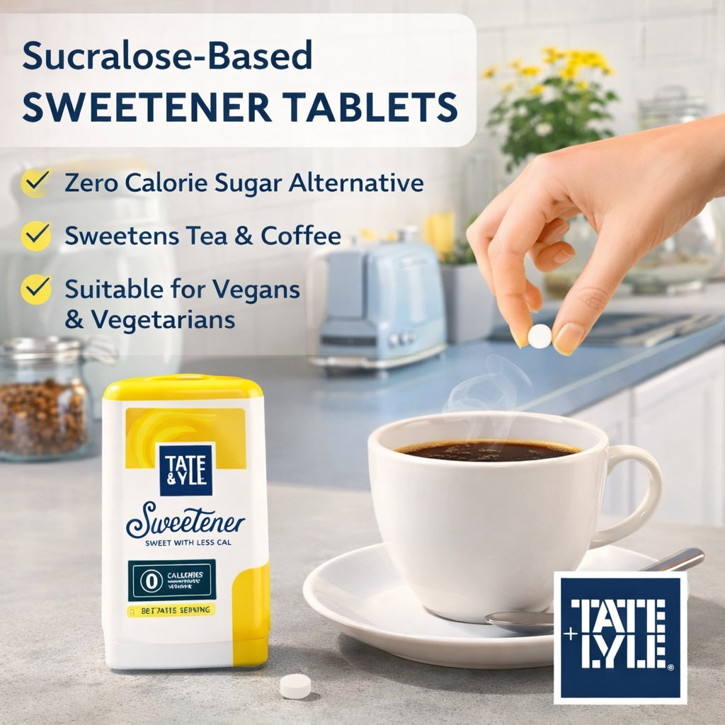 Tate & Lyle Sweetener Tablets – Zero Calorie Sucralose (300 Tablets)