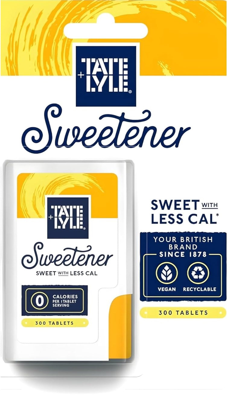 Tate & Lyle Sweetener Tablets – Zero Calorie Sucralose (300 Tablets)