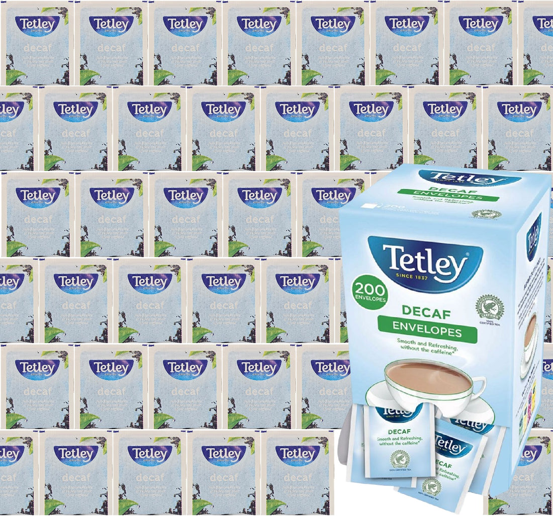Tetley Individually Wrapped Envelope Tea Bags – Original or Decaf