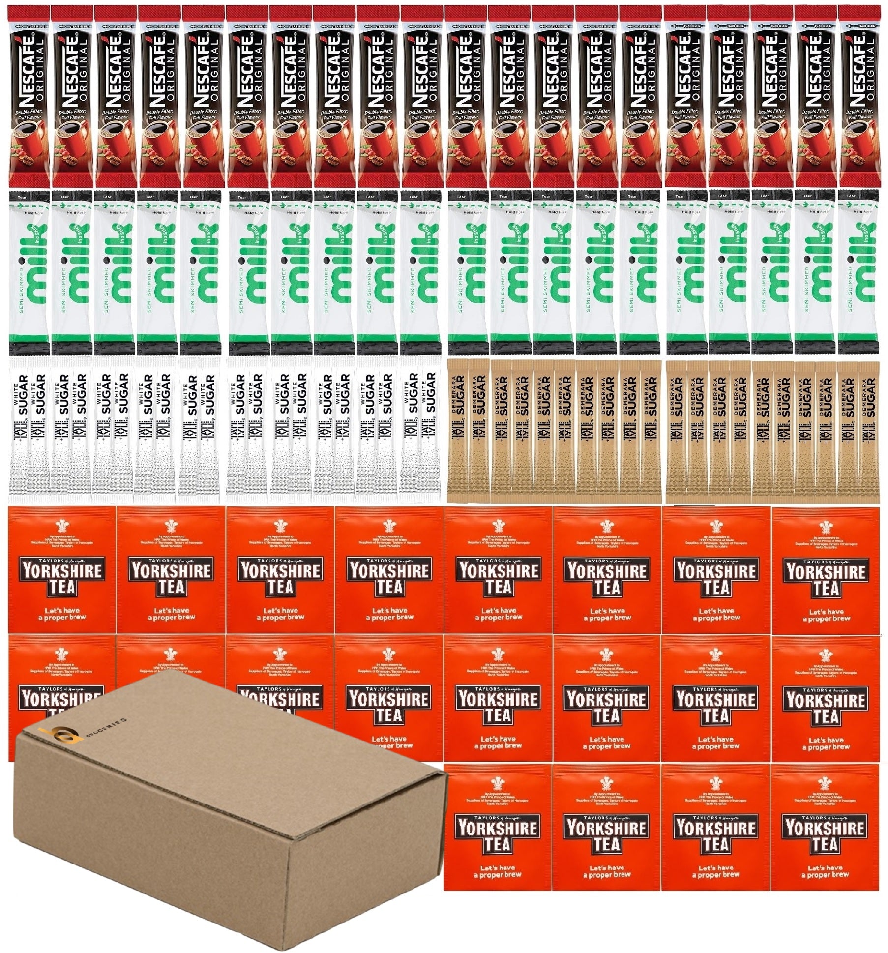 Office & Hotel Tea Coffee Sachet Set – Regular, Luxury & Decaf Options