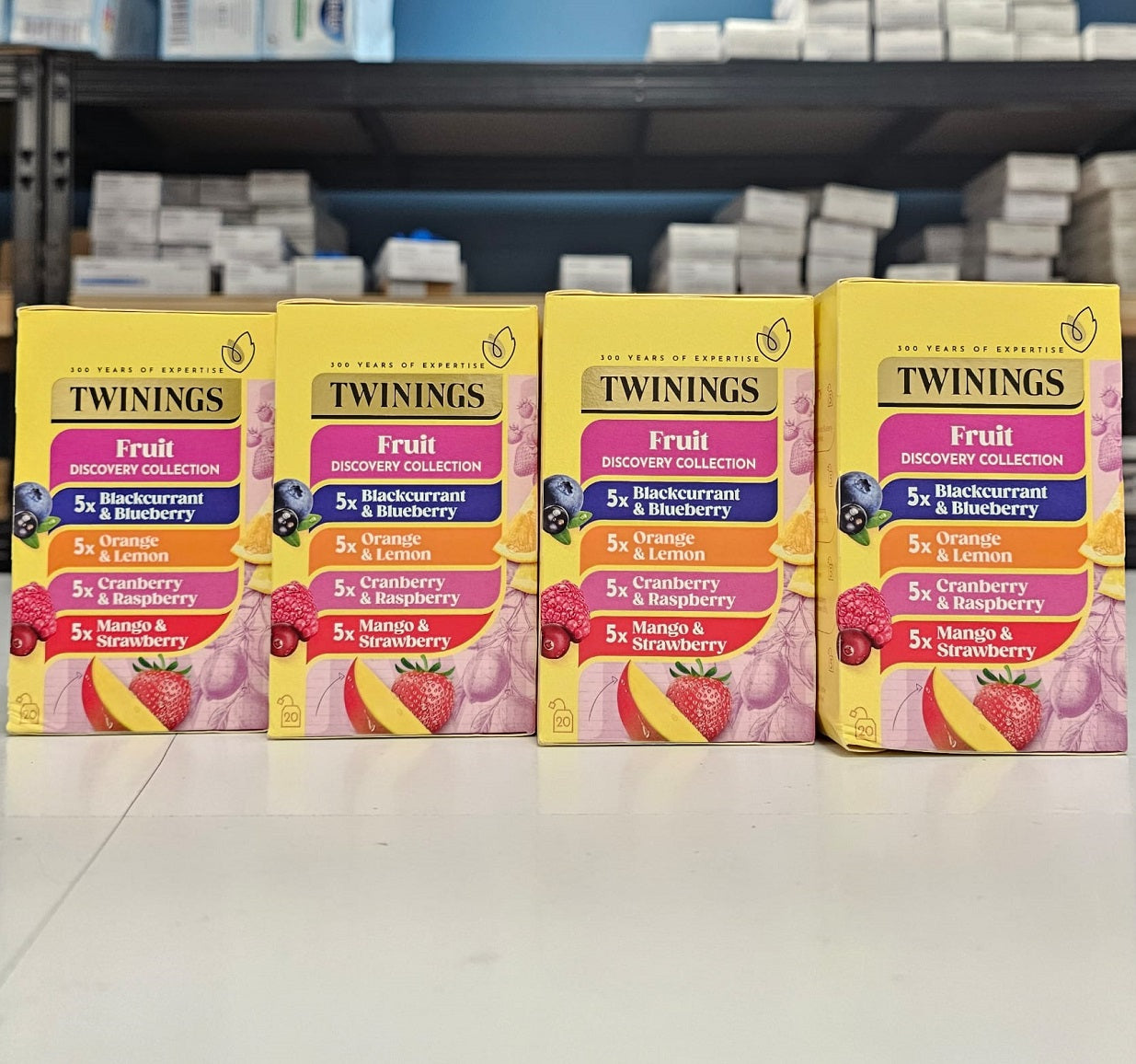 Twinings Fruit Discovery Collection Herbal Tea Bags – 20 or 80 Individually Wrapped