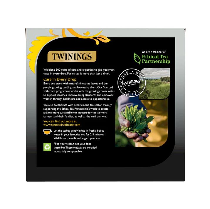 Twinings Lady Grey Tea Bags – Foil Sealed Citrus Black Tea – 40 or 80 Pack