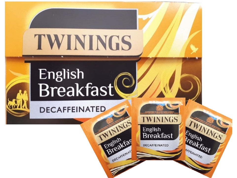 Twinings English Breakfast Decaffeinated Individually Enveloped Tea Bags