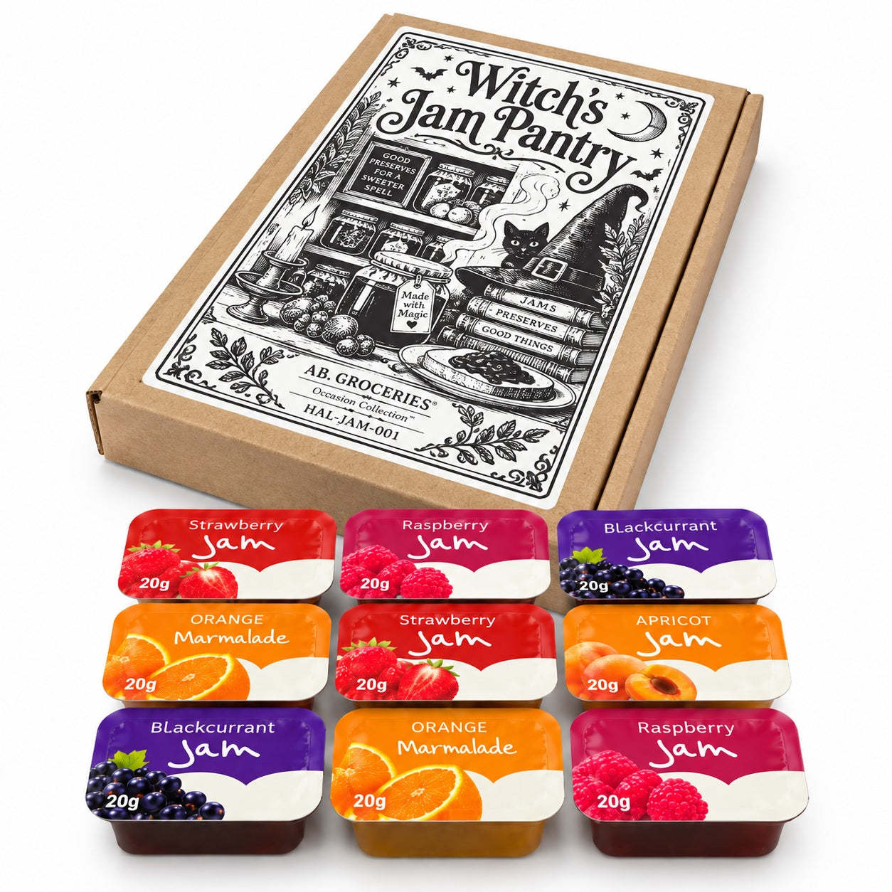 Halloween Jam Gift Box – 9 Mini Jams & Marmalade Portions