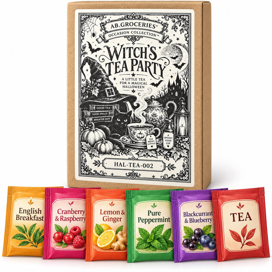 Halloween Tea Gift Box – 15 Unique Teas | Letterbox Gift