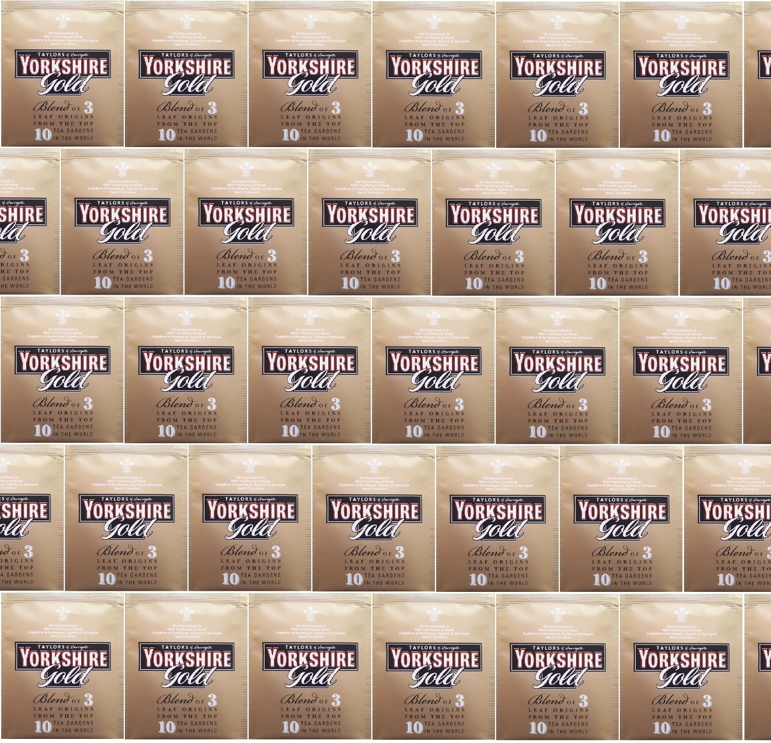 Yorkshire Gold Individually Wrapped One Cup Tea Bags