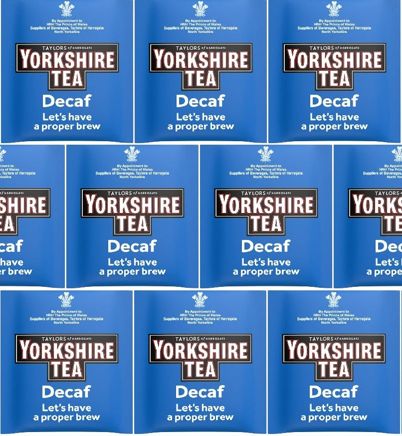 Yorkshire Tea Decaf Individually Wrapped One Cup Tea Bags