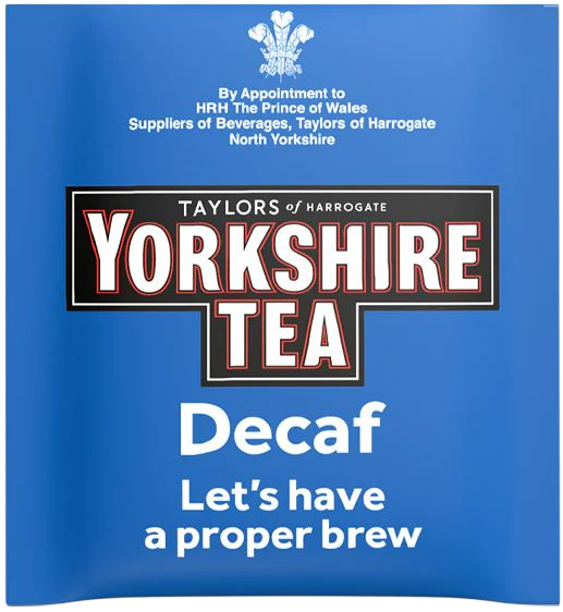 Yorkshire Tea Decaf Individually Wrapped One Cup Tea Bags