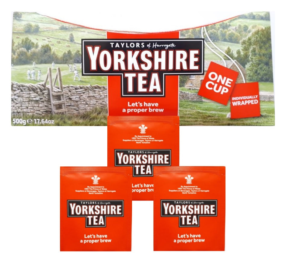 Yorkshire Tea Original Individually Wrapped One Cup Tea Bags