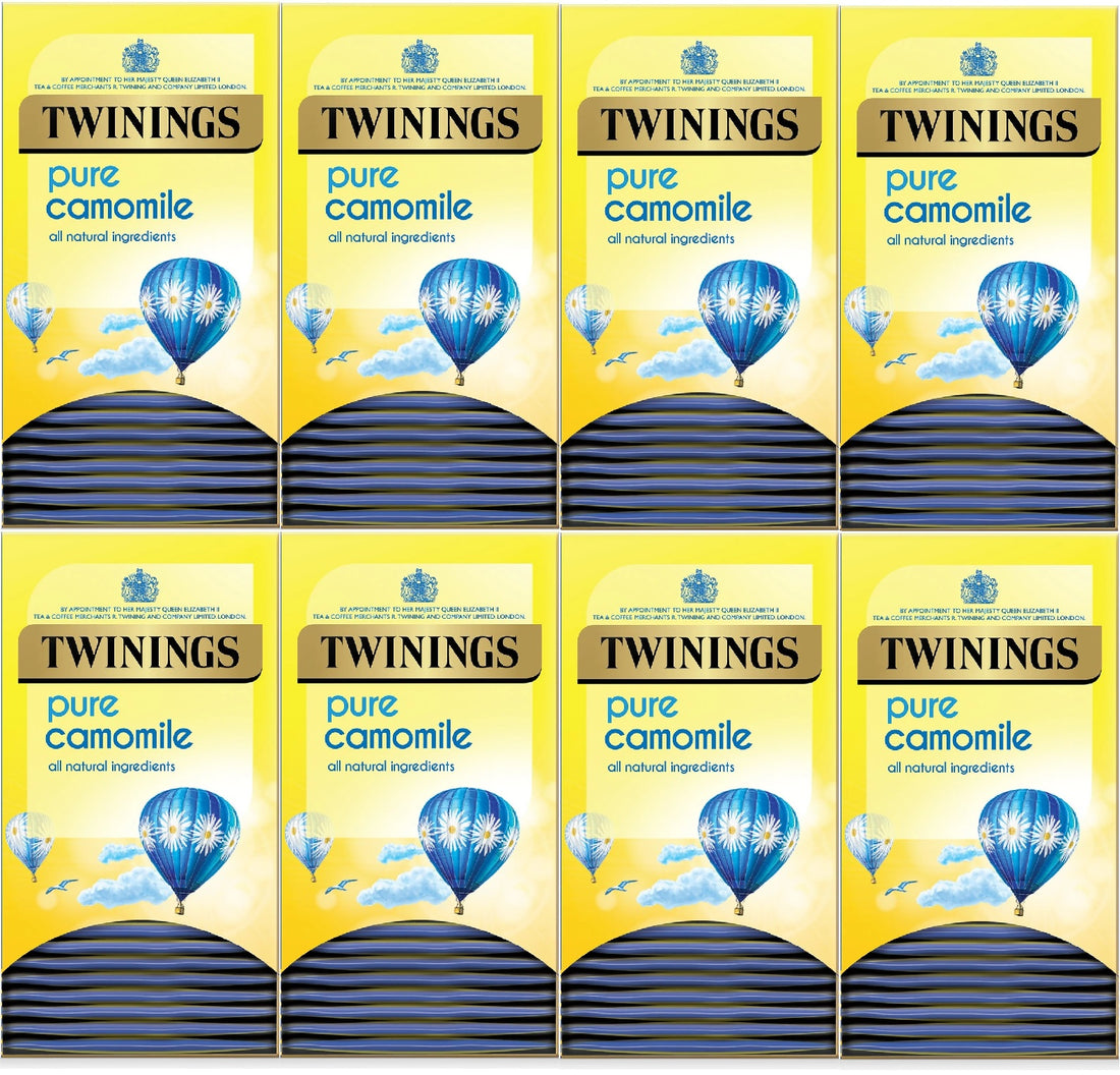 Twinings Pure Camomile Tea Bags Individually Enveloped Tagged Herbal Sachets