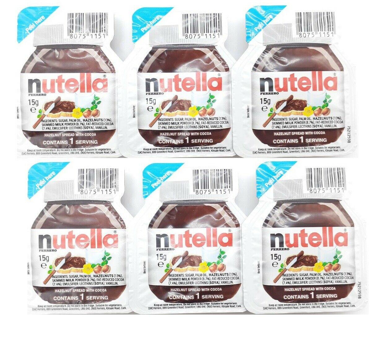 Nutella Spread Chocolate Hazelnut Cocoa 15g Mini Packs - AB GROCERIES