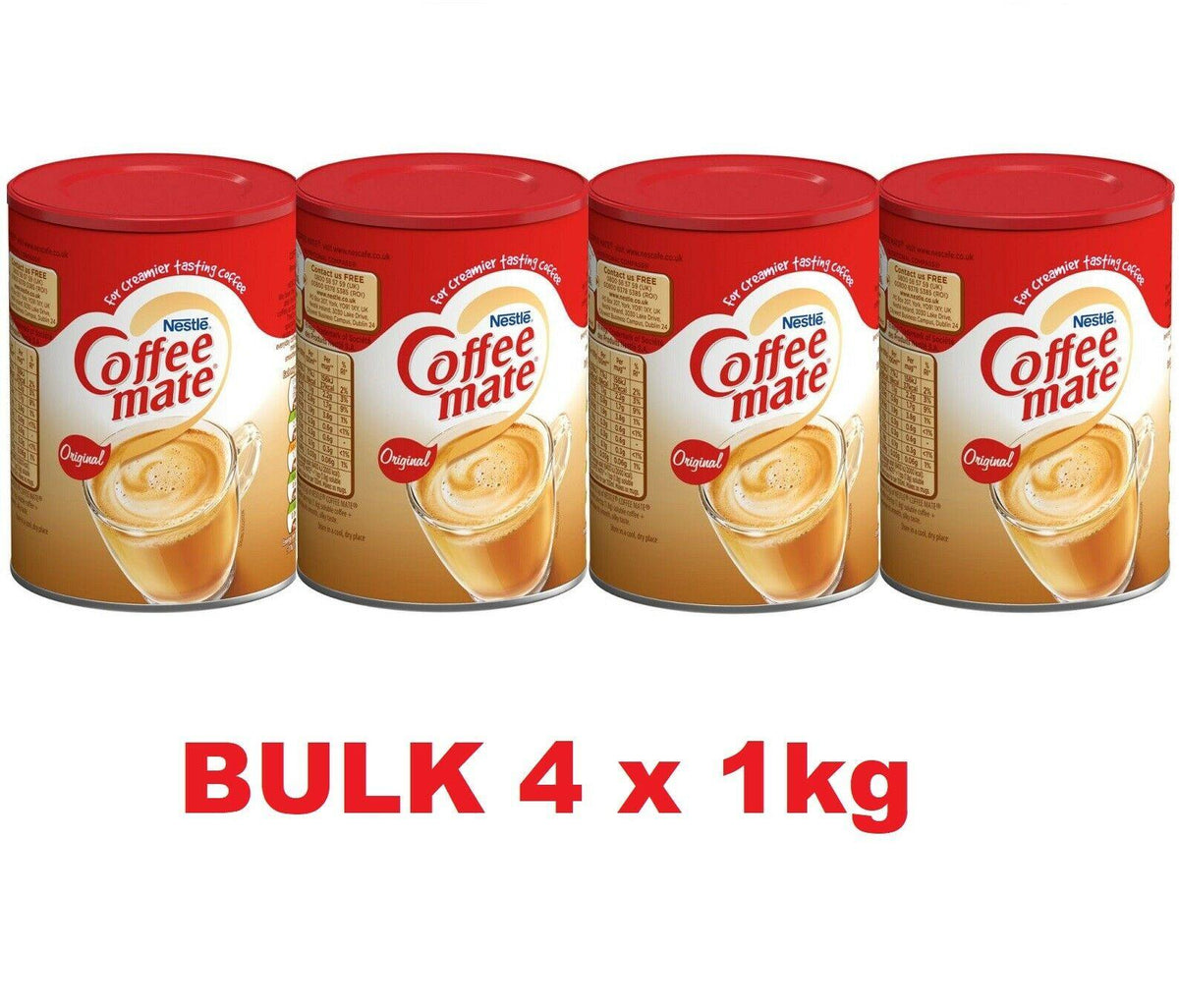Nestle Coffee Mate, Bulk Office Buy, 4 x 1000g, UK Stock AB GROCERIES