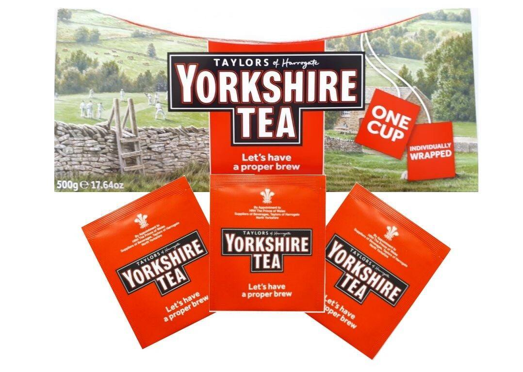 Yorkshire Tea Individually Wrapped One Cup Tea Bags - AB GROCERIES