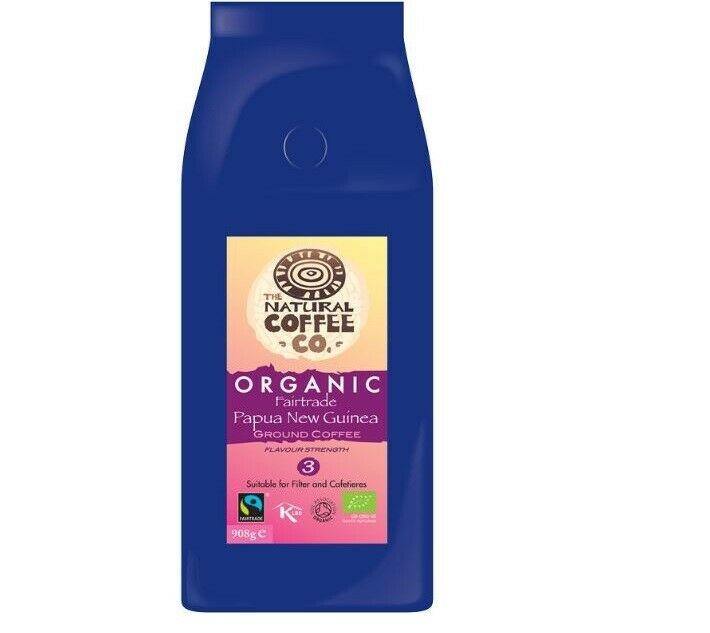Organic Papua New Guinea Natural Coffee Fairtrade 908g - AB GROCERIES