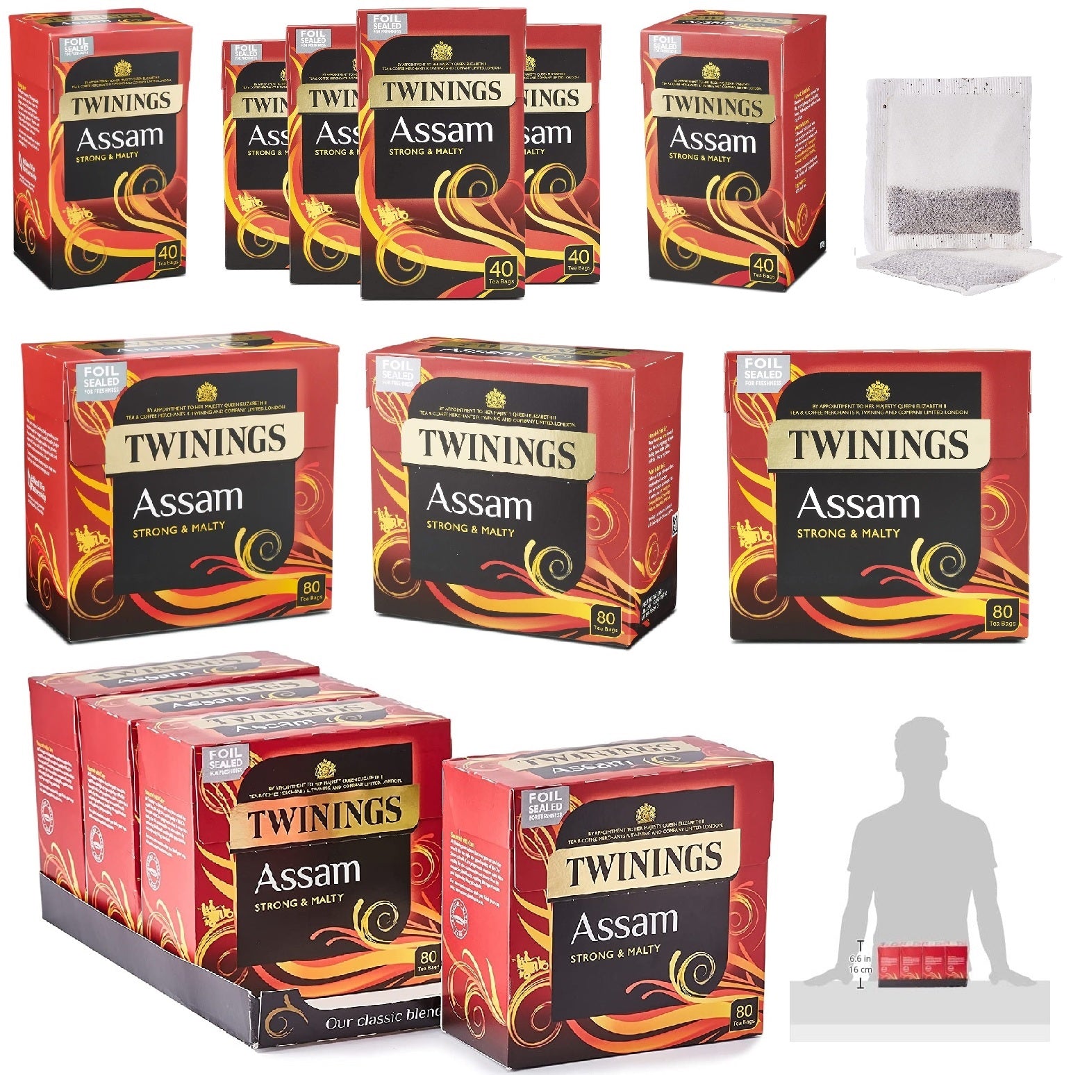Twinings Foil Sealed Teabags Popular Classic Flavoured Selection Variety Pack UK