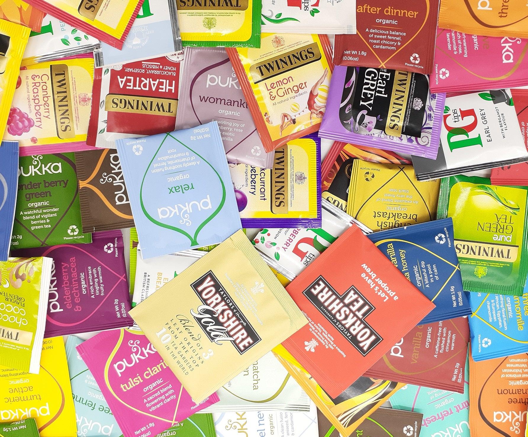 Assorted Tea Bags Individually Wrapped Mix Hamper Set Box Gift - AB GROCERIES