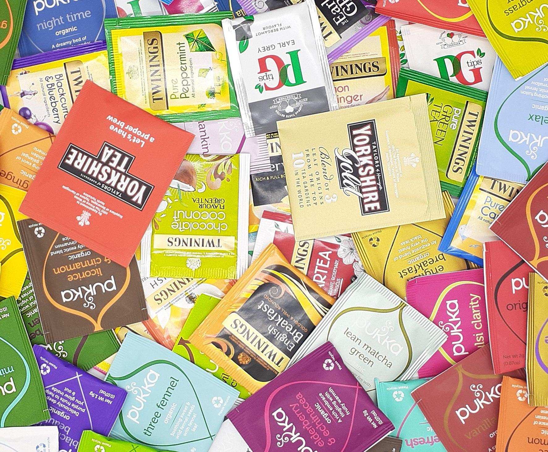 Assorted Tea Bags Individually Wrapped Mix Hamper Set Box Gift - AB GROCERIES