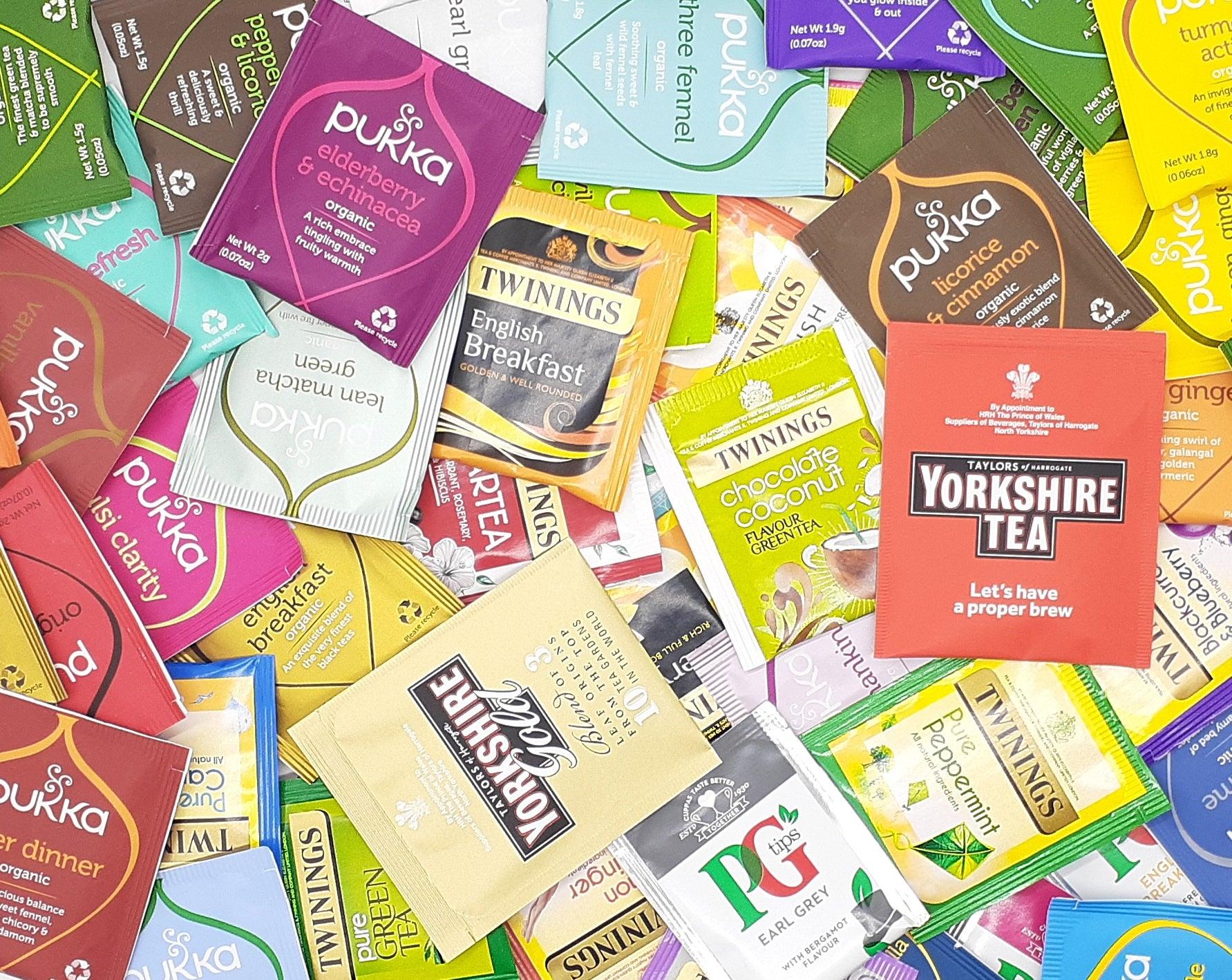 Assorted Tea Bags Individually Wrapped Mix Hamper Set Box Gift - AB GROCERIES