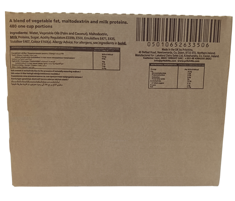 Café Maid Long Life Luxury Coffee Creamer Serving Pots 10ml Individual