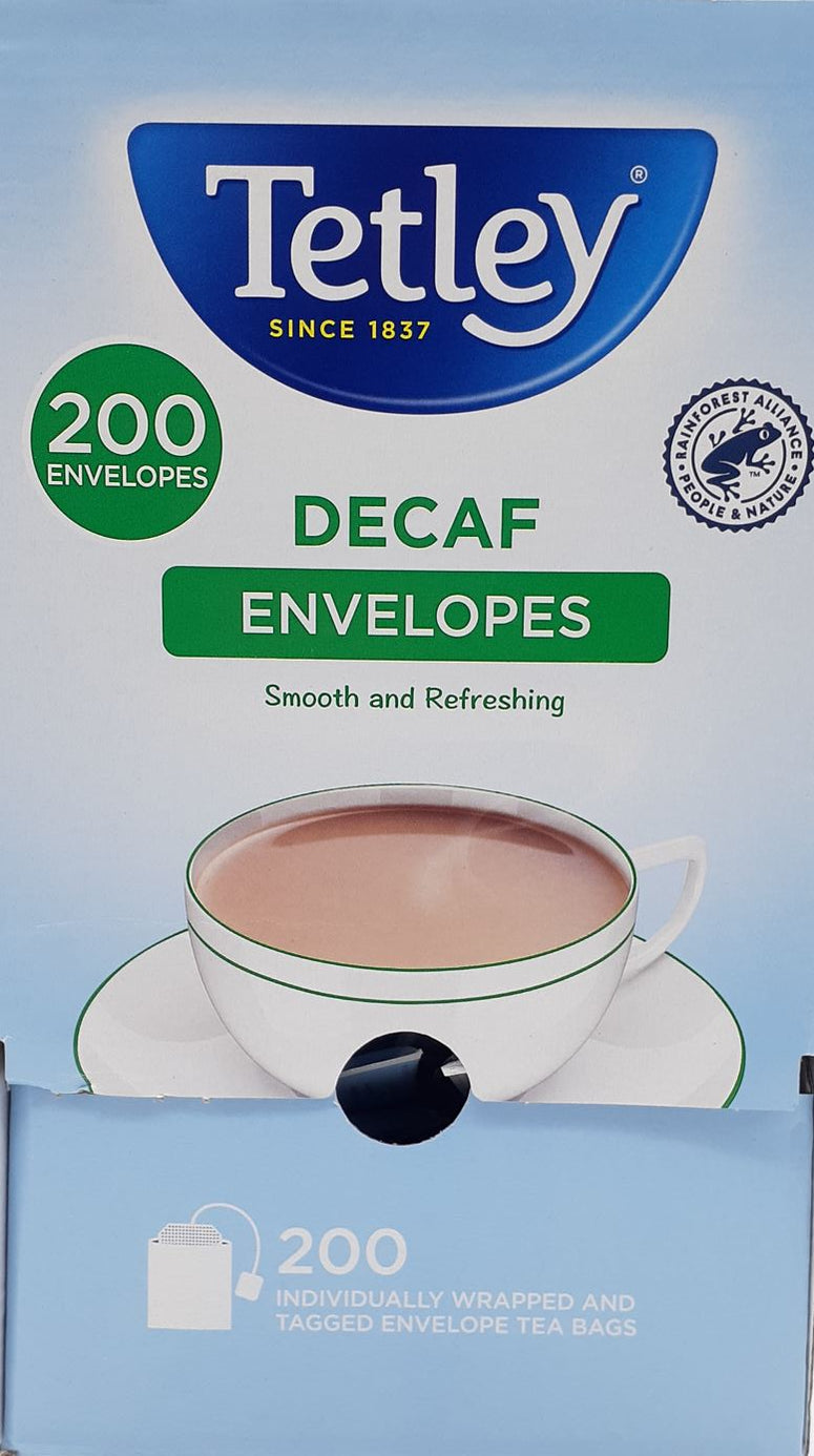 Tetley Tea Bags Envelopes Sachets Teabags Individually Wrapped Tagged ...