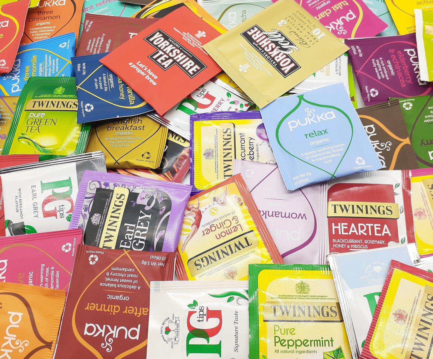 Assorted Tea Bags Individually Wrapped Mix Hamper Set Box Gift - AB GROCERIES