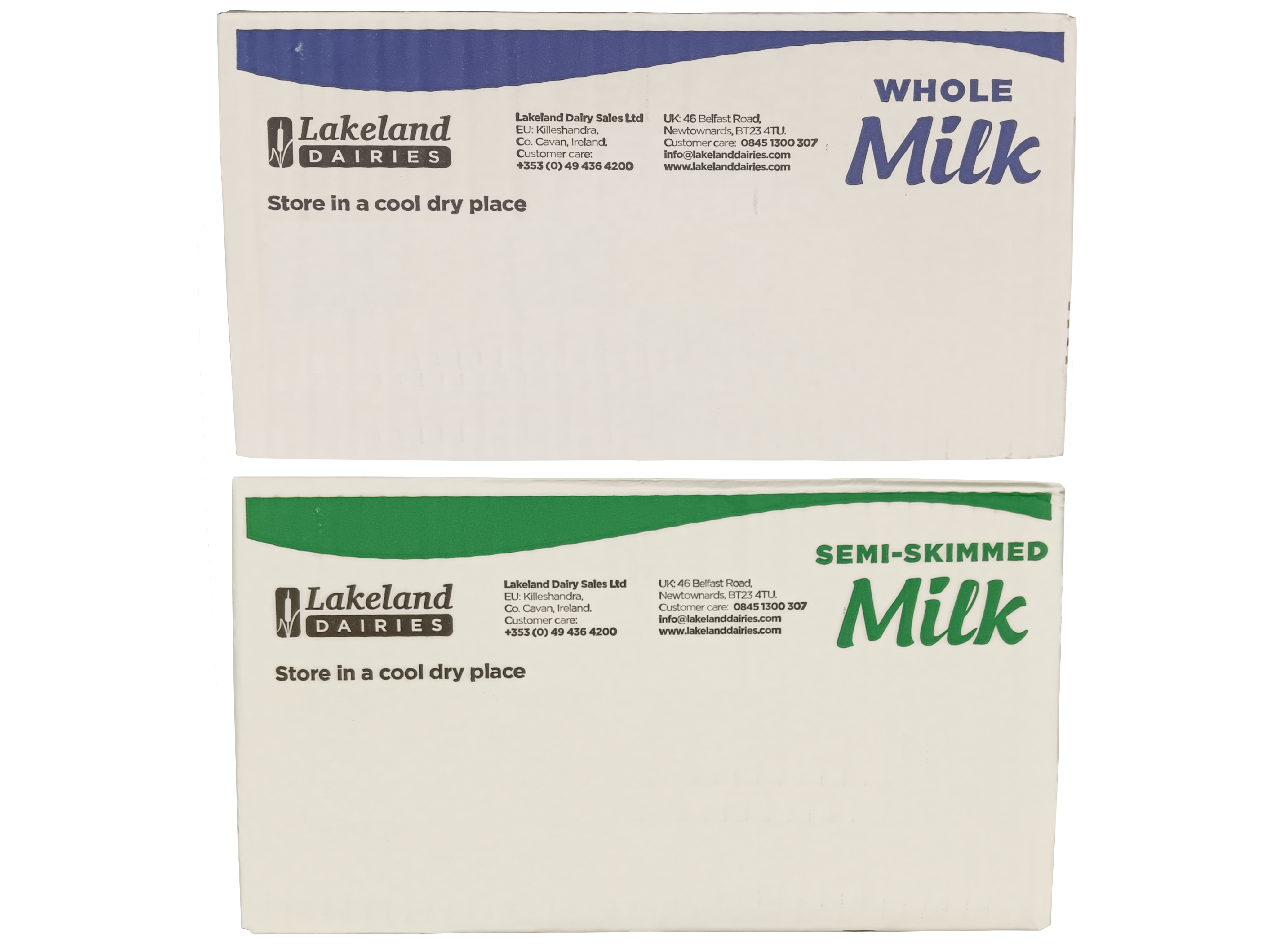 120x Semi Skimmed vs Whole Milk 12ml Pots UHT Long Life Jiggers Portion Lakeland