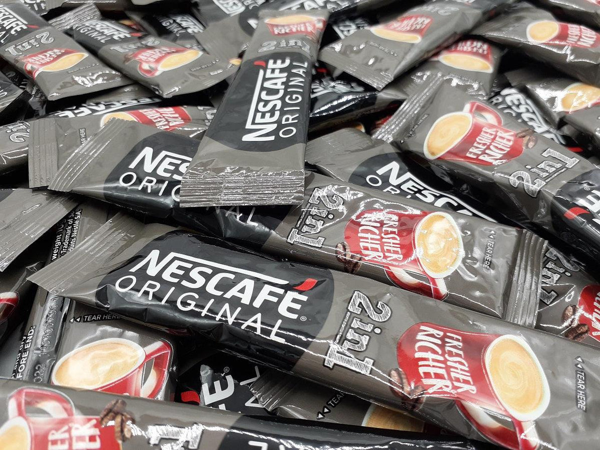 Nescafe 2in1 Original Individual Instant Coffee Sachets, UK AB GROCERIES
