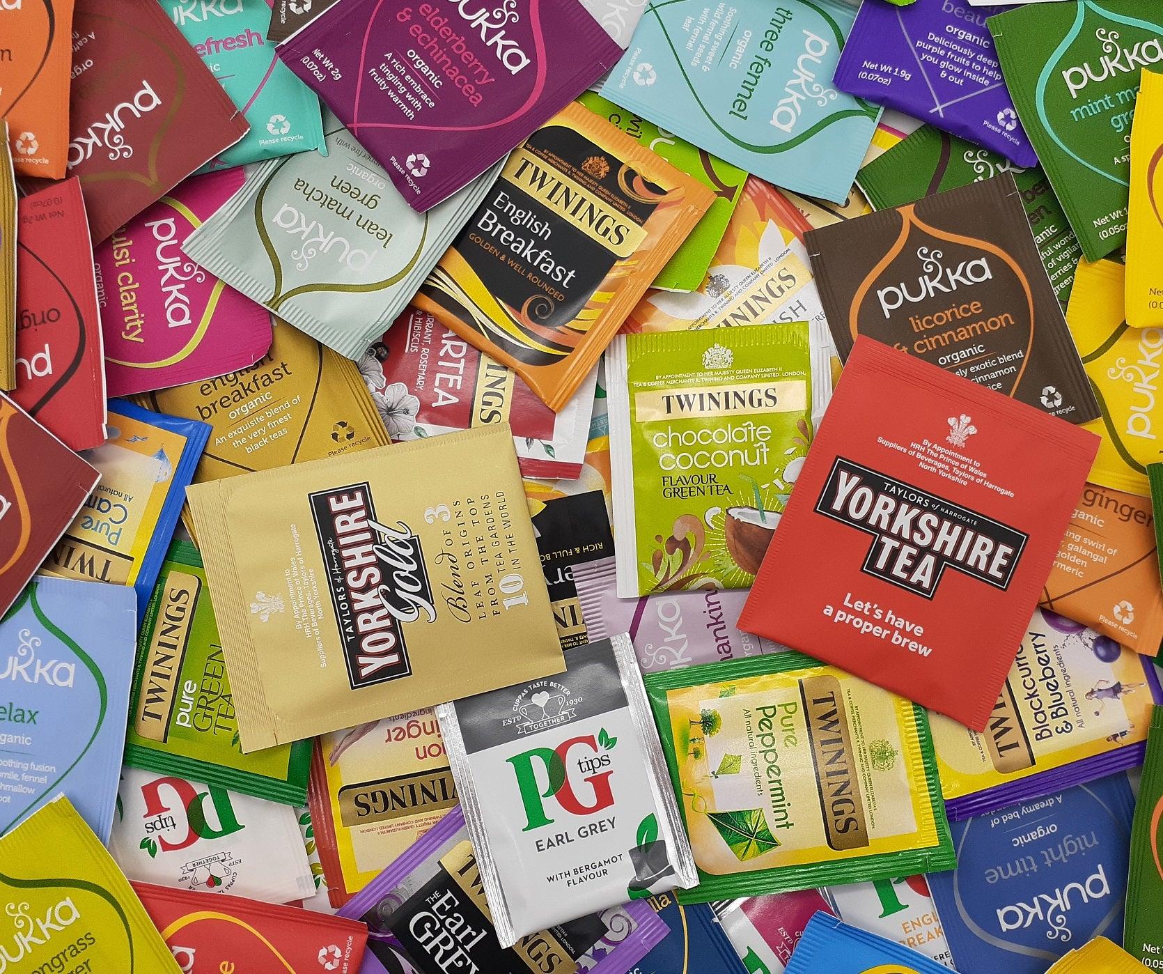 Assorted Tea Bags Individually Wrapped Mix Hamper Set Box Gift - AB GROCERIES