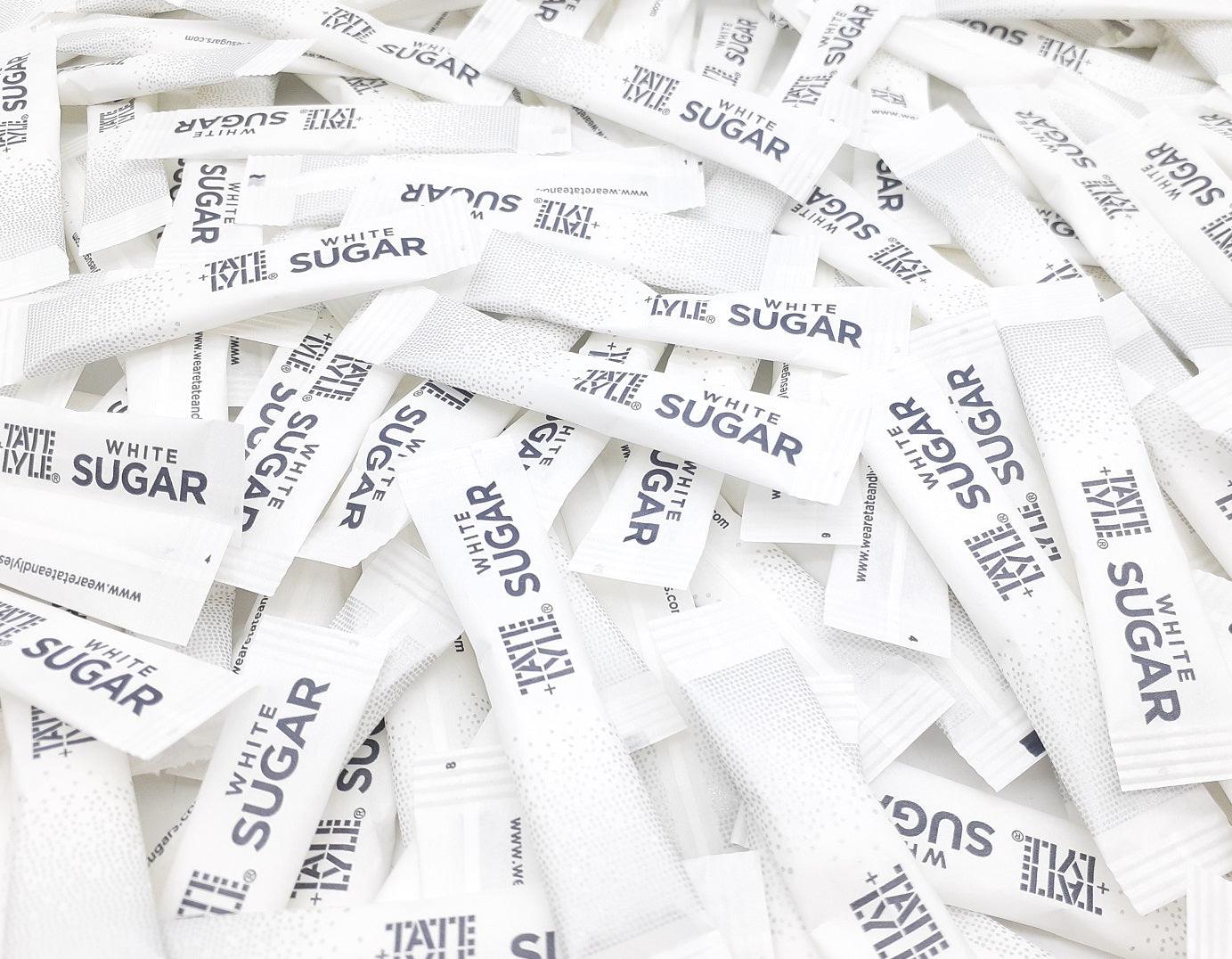 Tate & Lyle Sugar Individual Sticks Sachets White and Brown Demerara Granulated - AB GROCERIES