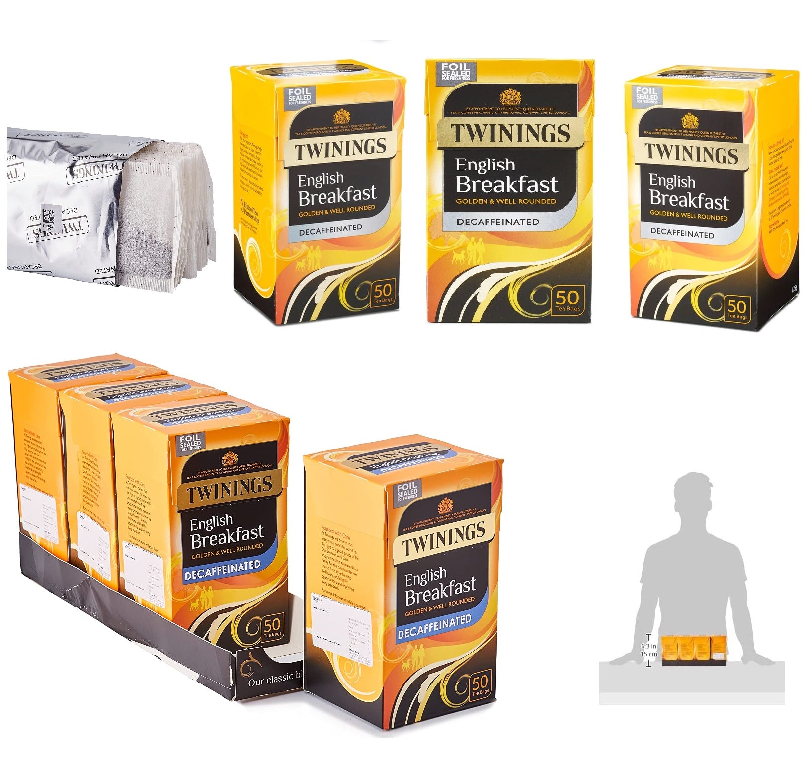 Twinings Foil Sealed Teabags Popular Classic Flavoured Selection Variety Pack UK