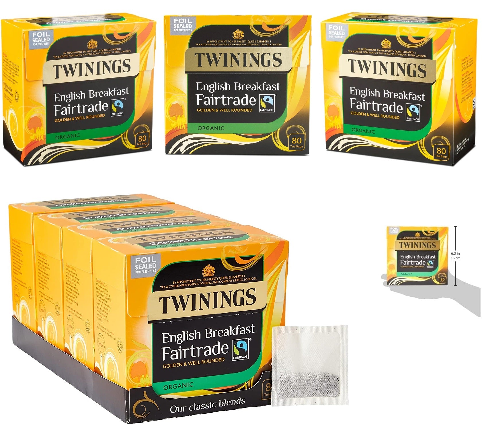 Twinings Foil Sealed Teabags Popular Classic Flavoured Selection Variety Pack UK
